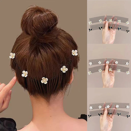 Camellia Hair Comb – Invisible Bangs Hair Clip & Tidy Artifact for Women