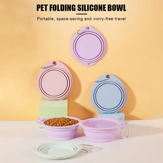 350mL Silicone Dog & Cat Travel Bowl | Portable