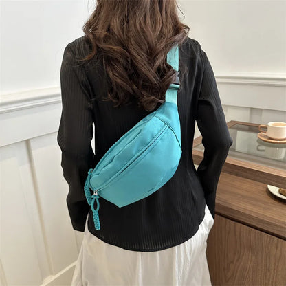 Summer Women's Chest Bag - Large Capacity Nylon Crossbody Dumpling Bag