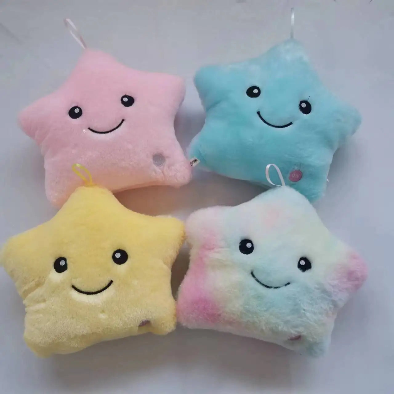 Luminous Star Pillow | Glowing Plush Toy & Colorful LED Cushion