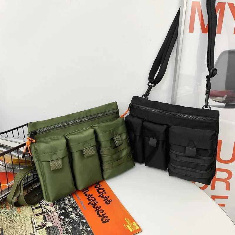 Unisex Nylon Tactical Messenger Bag