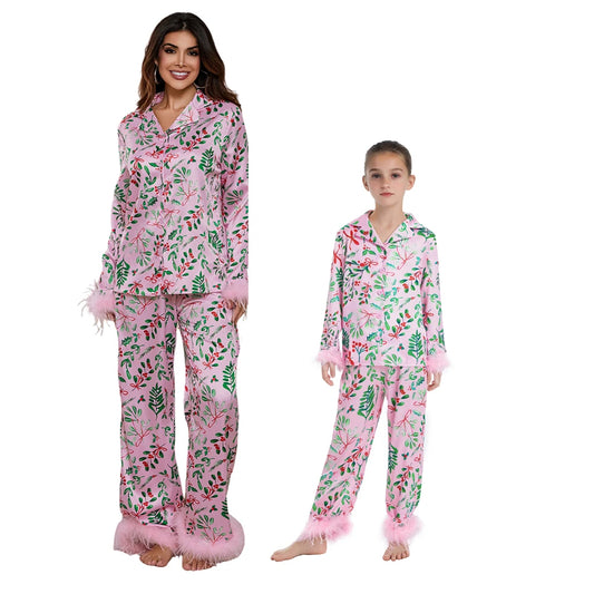 Mommy and Me Christmas Matching Pajamas Set