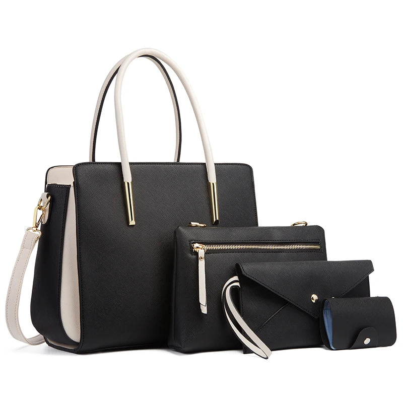 TRAVEASY 2024 Designer Bags | Luxury 4-Piece Set for Women