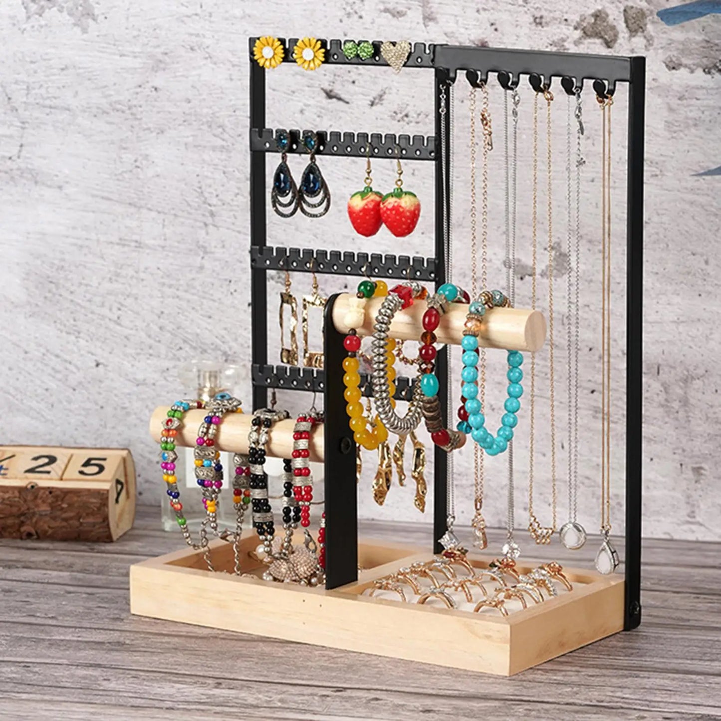 4-Tier Jewelry Display Rack