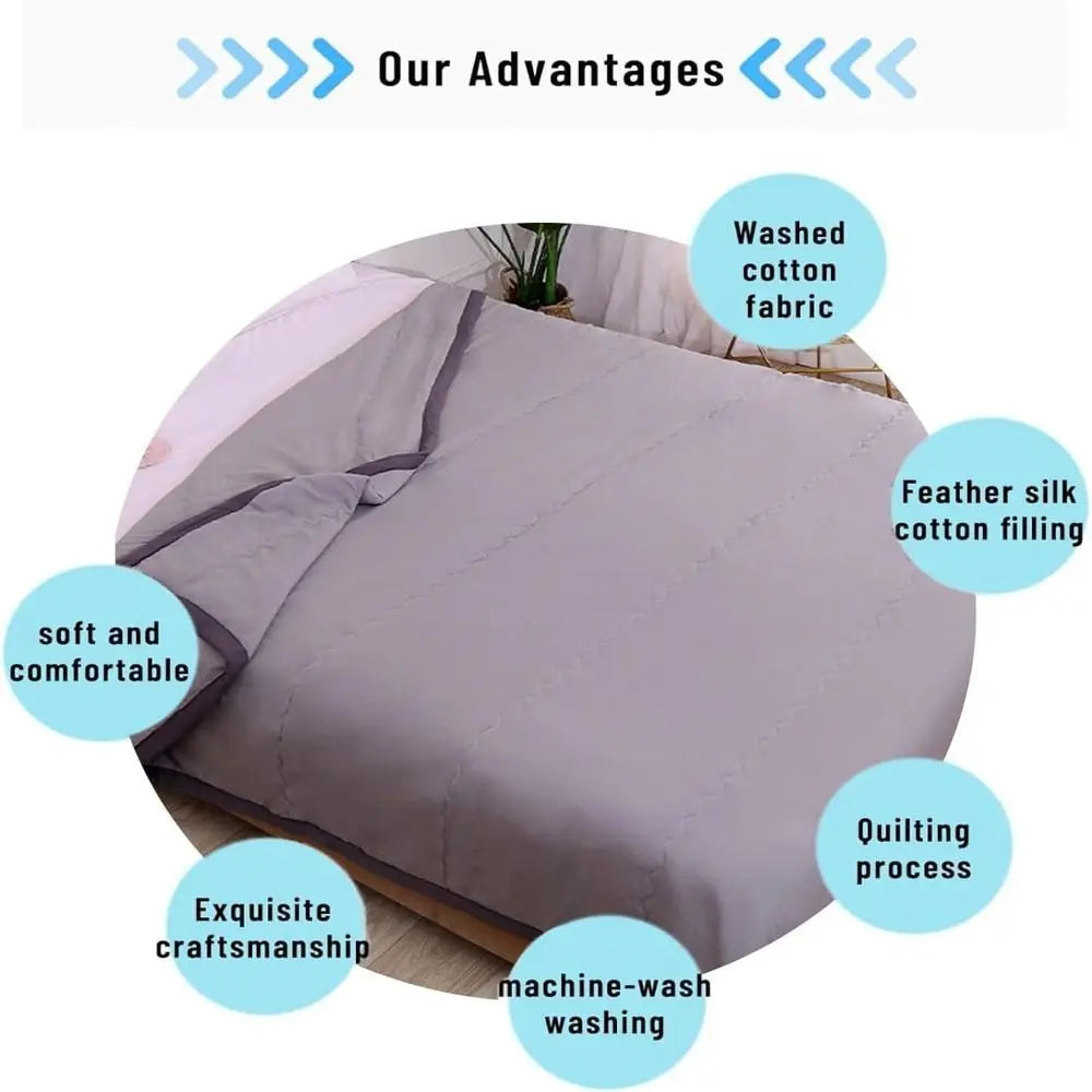 Double-Sided Cooling Blanket - Breathable Spring & Summer Quilt