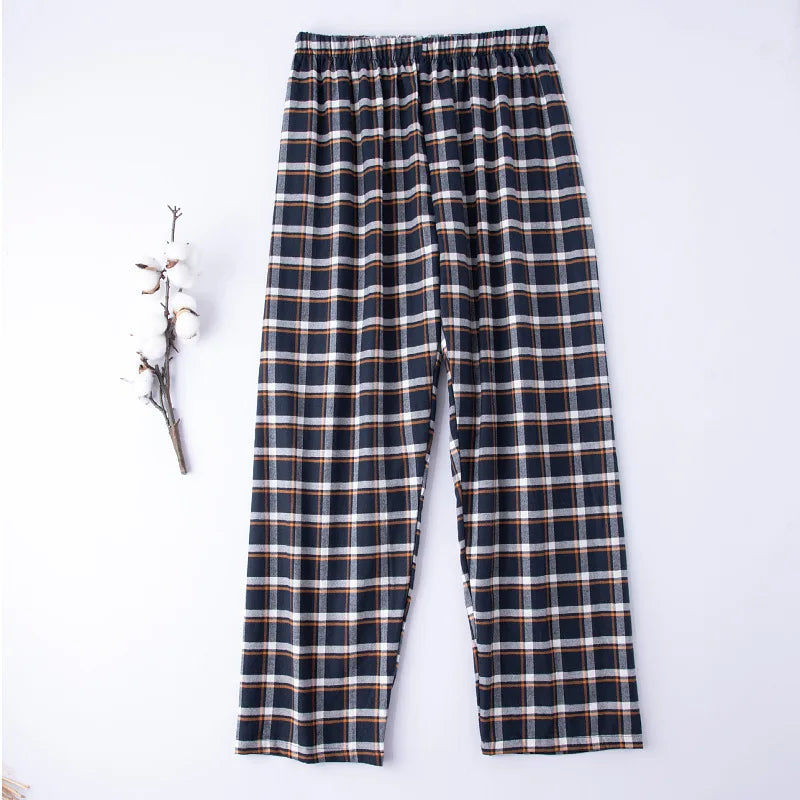 Men’s 100% Cotton Plaid Pajama Pants | Cozy Loungewear