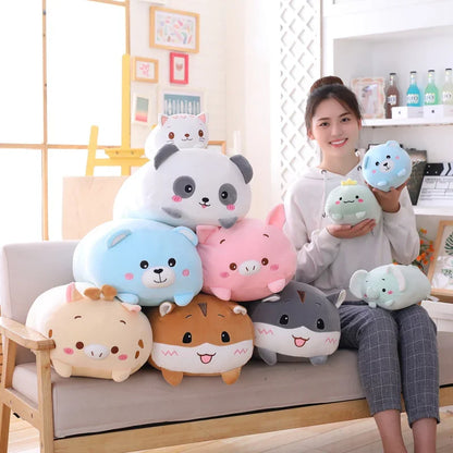 Soft Cartoon Animal Plush Pillows