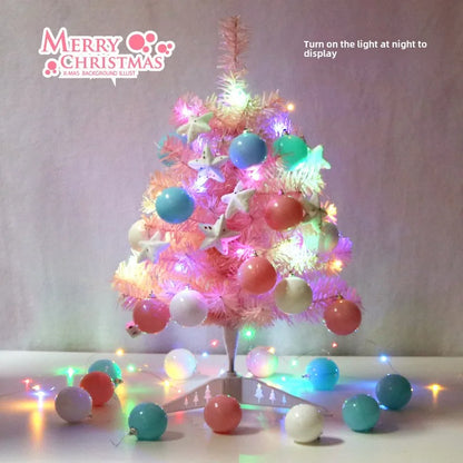 Pink Mini Christmas Tree - 60cm Tabletop Ornament