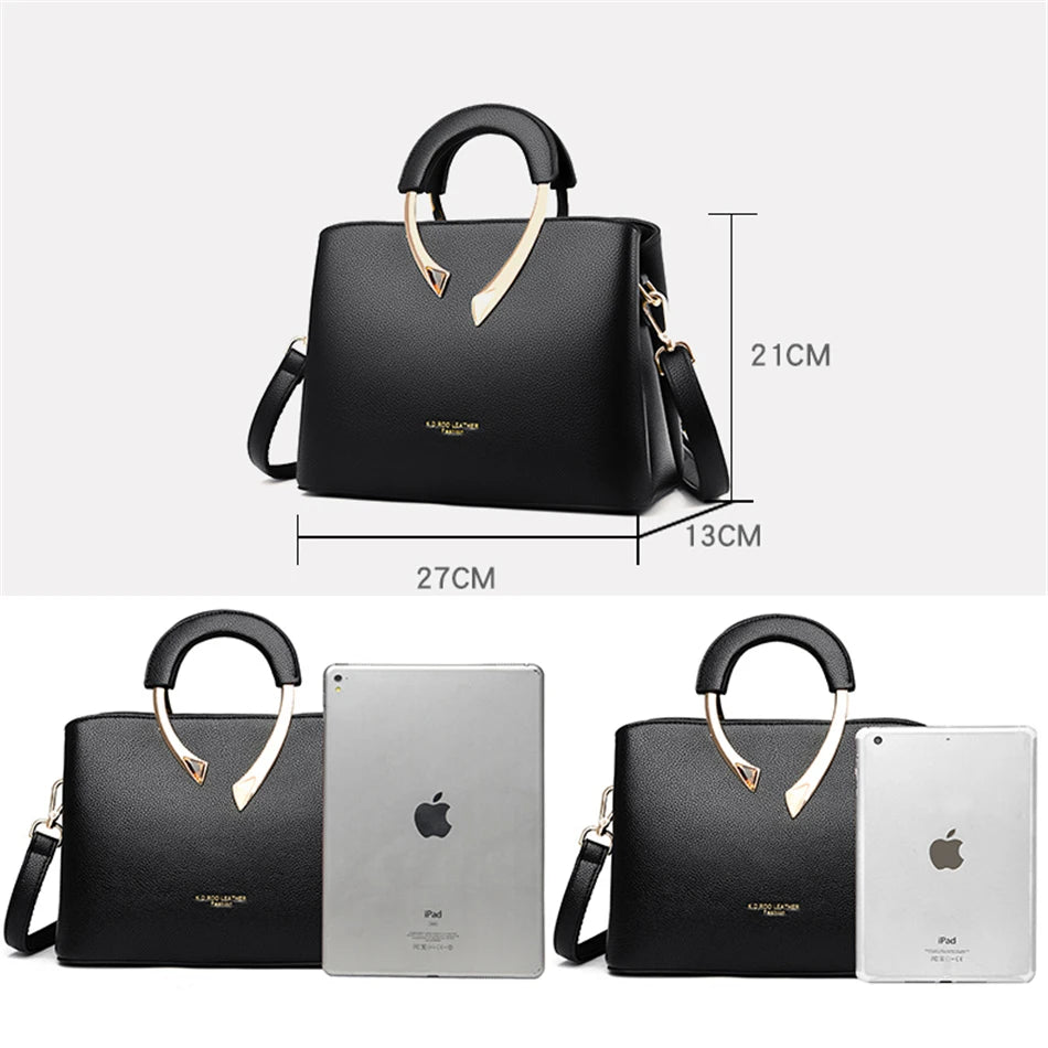 High-Quality Leather Tote | Luxury Designer Shoulder & Crossbody Bags for Women