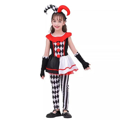 Sydanne Kids Clown Skirt Dress Set