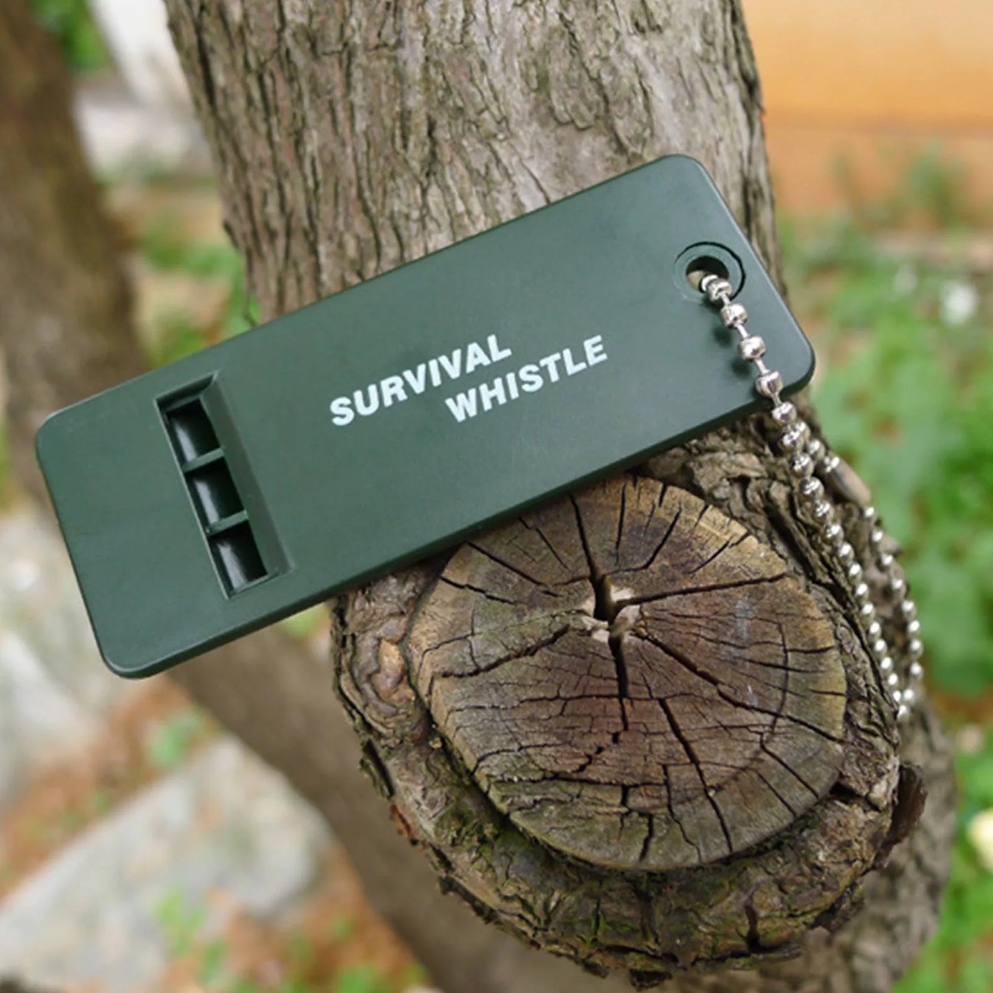 Portable Emergency Whistle 3-Frequency Survival Whistles with Keychain