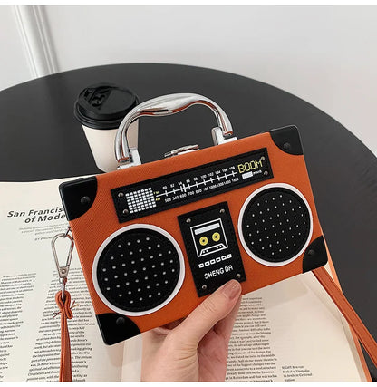 Fun Creative Radio Shape Handbag