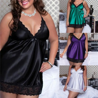 Plus Size Lace Sleepwear for Women (XL-5XL)