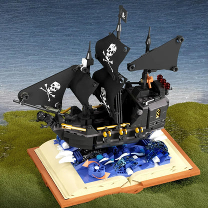 Pirate Ship Black Pearl 919PCS Model Set with Swing Function