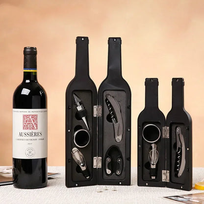 Deluxe Wine Opener Gift Set – 5-Piece Bottle Opening Kit with Waiter’s Corkscrew