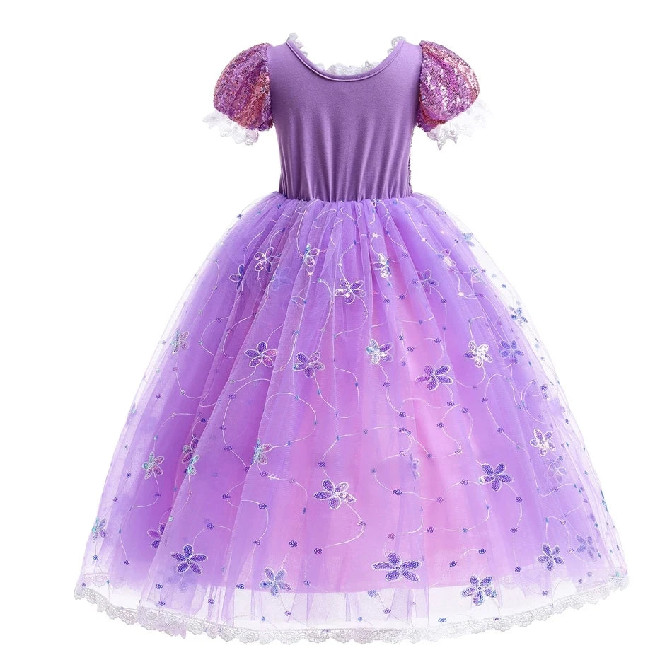 Rapunzel Princess Dress for Girls