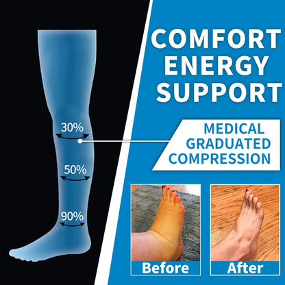 1 Pair Athletic Calf Support Socks | Enhance Performance & Recovery