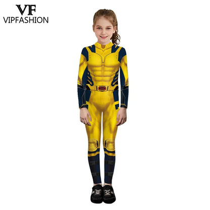 VIP FASHION Kids Wolverine Deadpool Costume