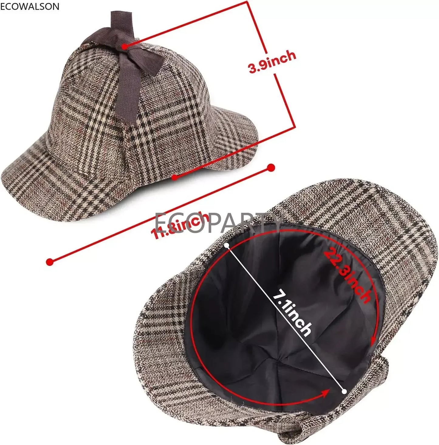 Retro Detective Costume Accessories Set