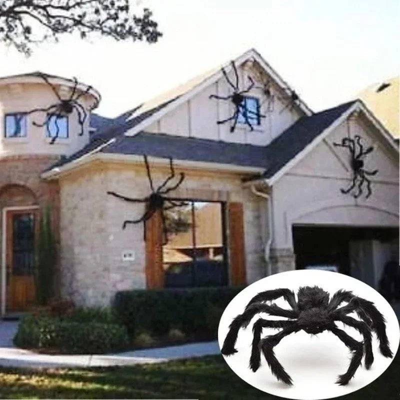 Giant Plush Spider for Halloween