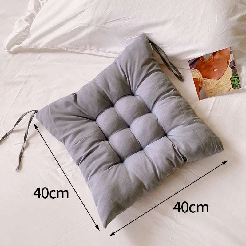 40x40cm Square Chair Cushion | Thickened Non-Slip Seat Pillow