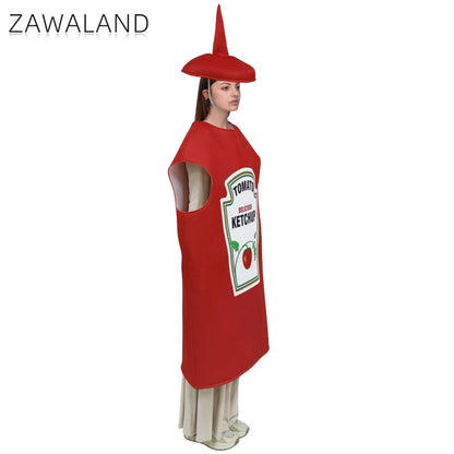 Red Tomato Ketchup Costume