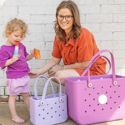 EVA Waterproof Summer Storage Basket - Mini Beach & Picnic Tote Bag