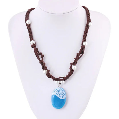 Disney Moana Necklace | Kawaii Ocean Legend Cosplay Accessory