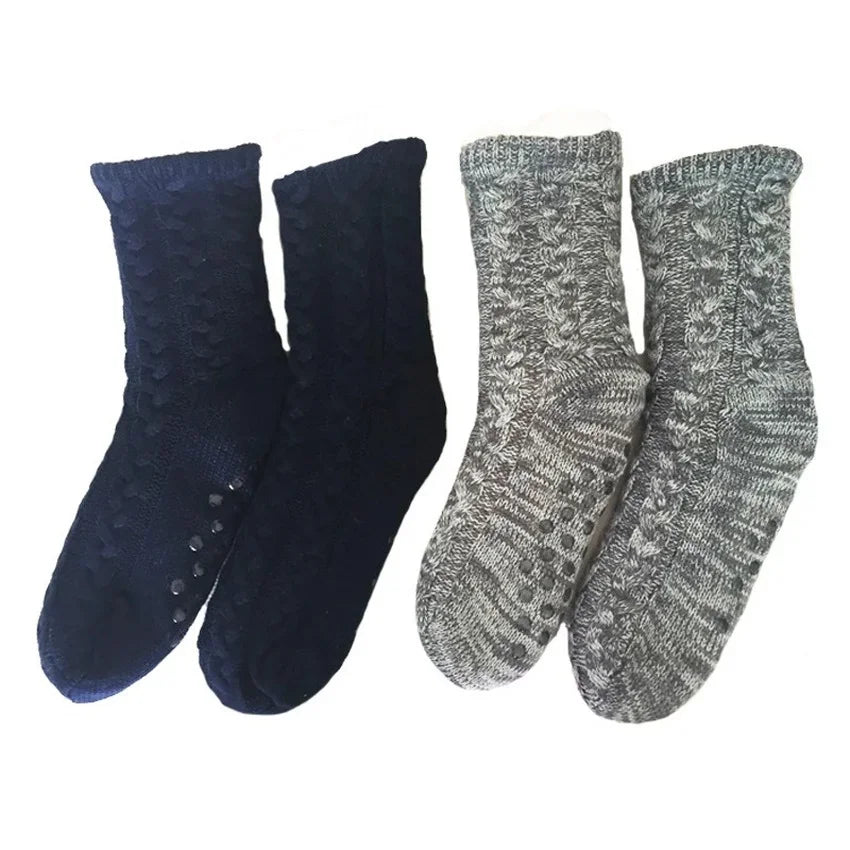 Velvet Sleeping Anti Slip Short Floor Slipper Sock