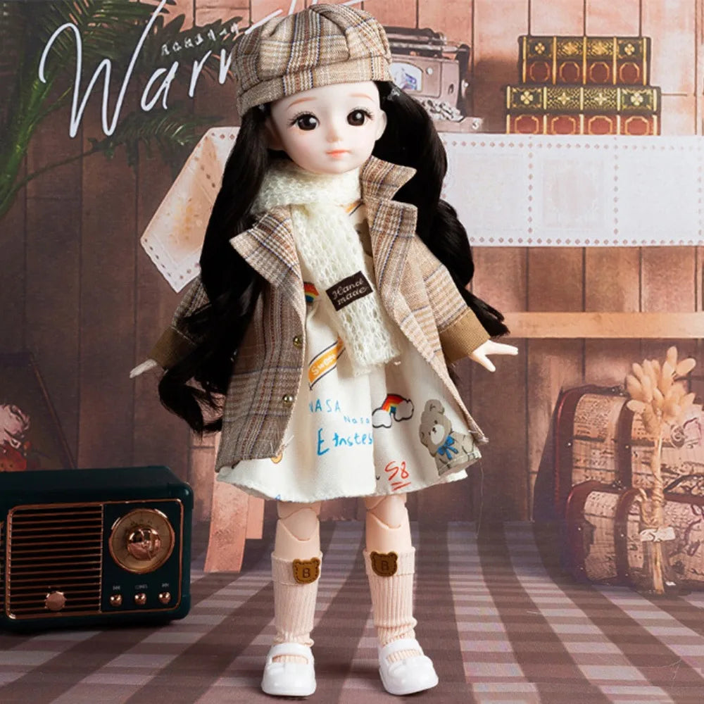 BJD Dolls with Clothes – 13 Movable Joints Articulated Doll