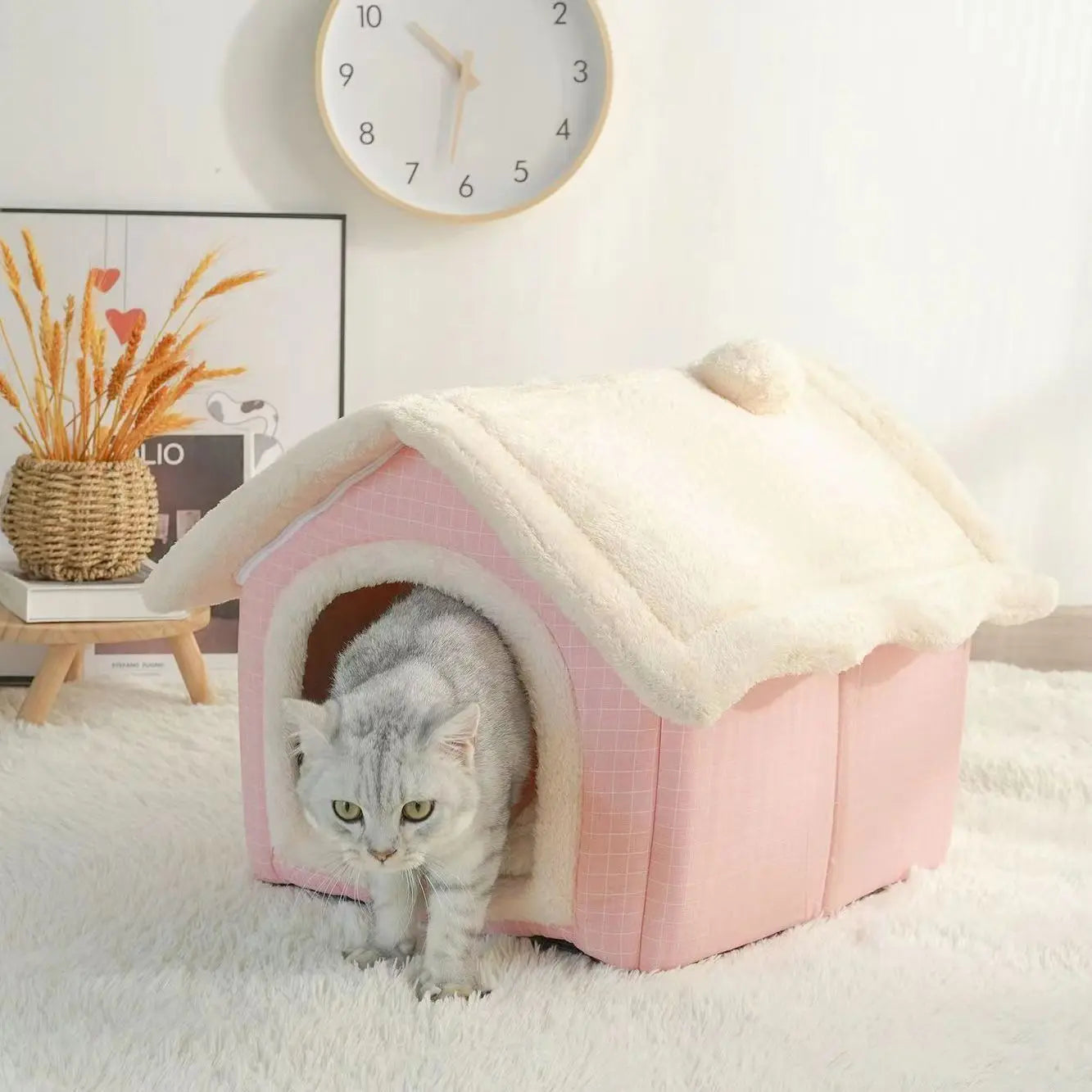 Soft Cat & Dog Bed Tent for Deep Sleep