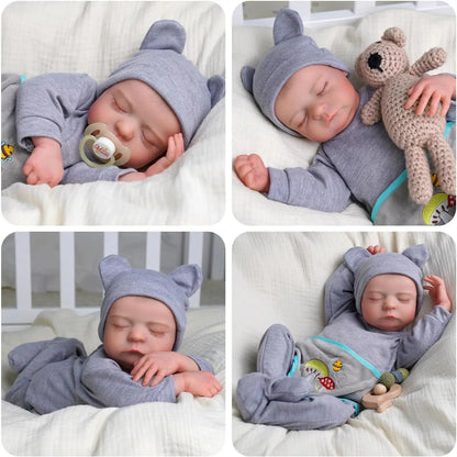 17-Inch Realistic Reborn Baby Doll - Lifelike Newborn Toy