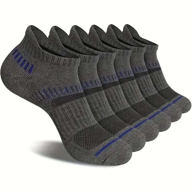 Men's Cushioned Ankle Socks - Comfortable & Durable Athletic Socks