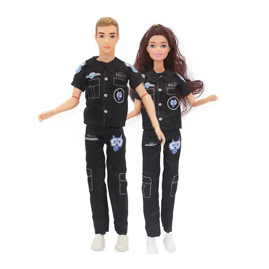 Kawaii Police Uniform Outfit for Barbie Dolls