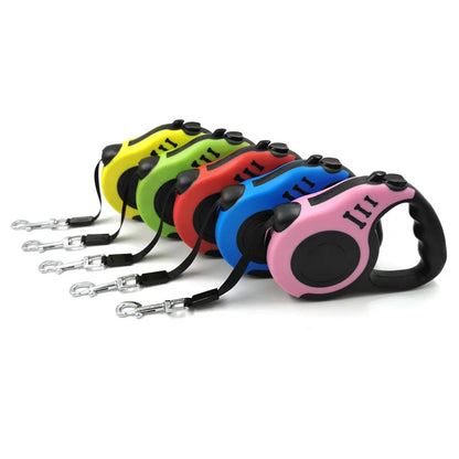 Retractable Dog Leash | Flexible Traction Rope for All Dog Sizes