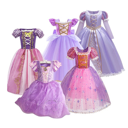 Little Girls Rapunzel Princess Dress