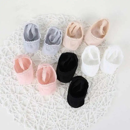 Summer Lace Baby Socks With Rubber Soles