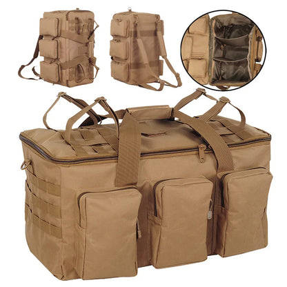 55L Tactical Duffel Bag – Large Camping & Travel Backpack