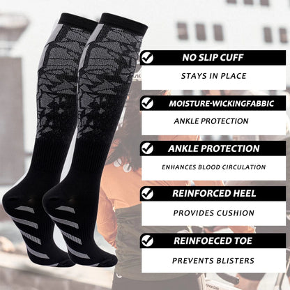 1 Pair Athletic Calf Support Socks | Enhance Performance & Recovery