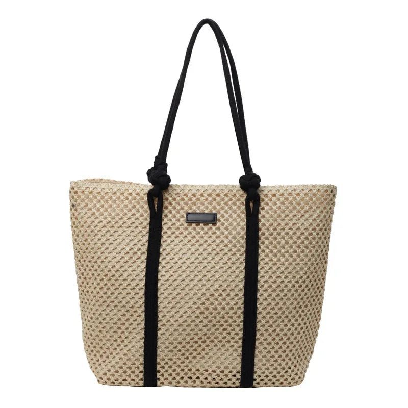 Straw Large-Capacity Shoulder Bag - 2024 Summer Fashion