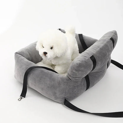 Dog Car Seat Bed for SUV | Adjustable Strap & Non-Slip Bottom