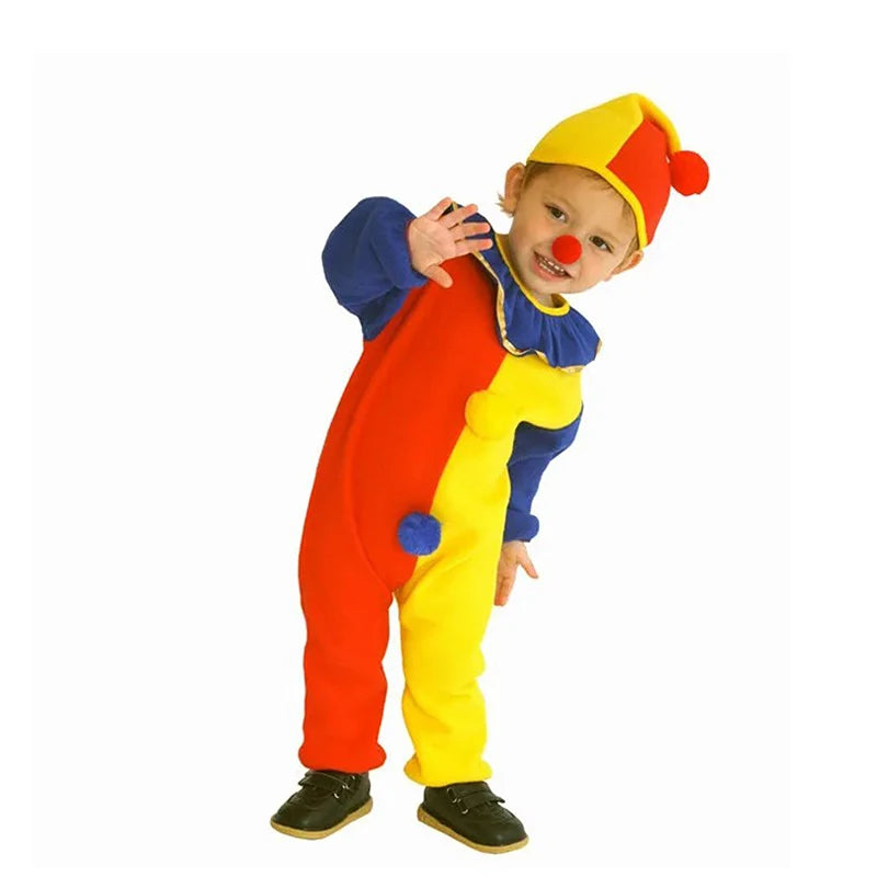 Sydanne Kids Carnival Clown Costume