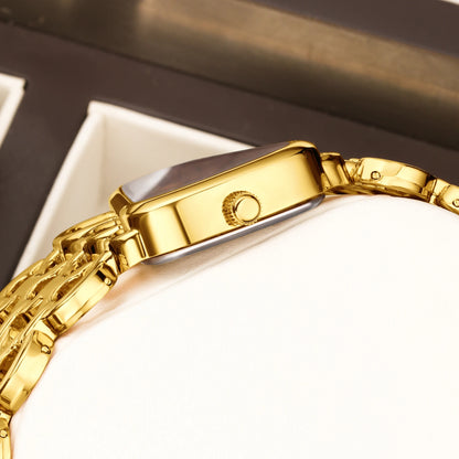 Gold Skeleton Luxury Watch – Chic Ion-Plated