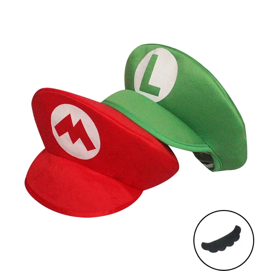 Super Mario Bros Luigi Cosplay Hat – Classic Cartoon Cap