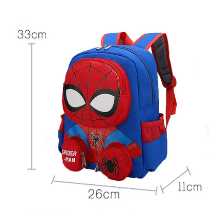 Spiderman Backpack | 3D Stereo Superhero School Bag