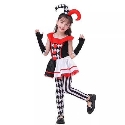 Sydanne Kids Clown Skirt Dress Set