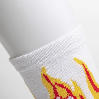 Men’s Fashion Crew Socks | Color on Fire Design