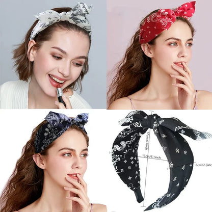 Boho Floral Print Headbands