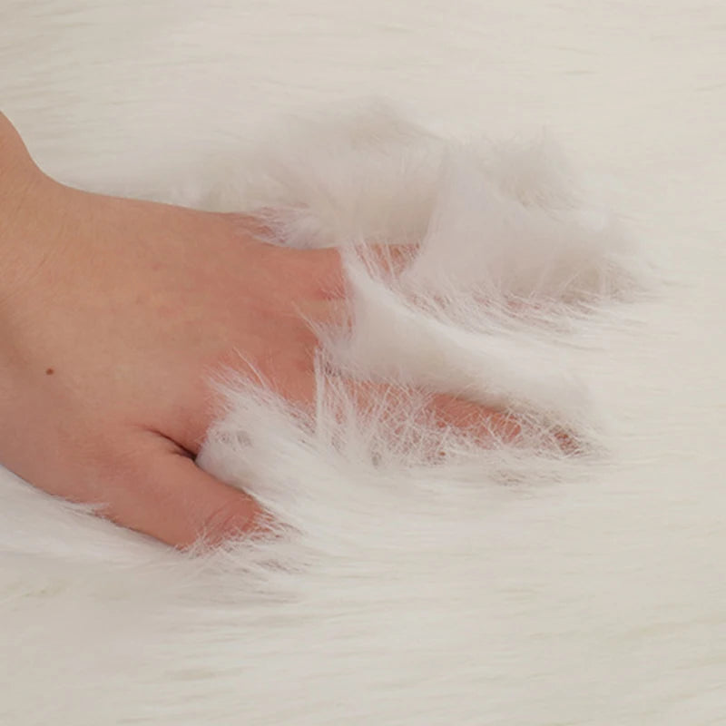 Thick Rabbit Fur Plush Blanket