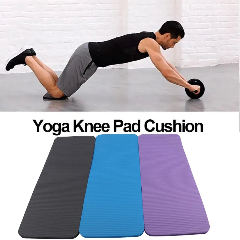 1.5cm Thick Non-Slip Yoga Knee Pad - Foam Fitness Cushion Mat